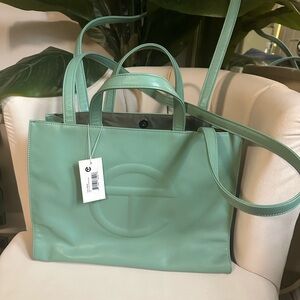 Telfar Medium Shopping Bag - Sage